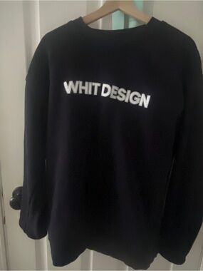 Women's Black Crewneck Sweater